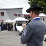 Musikkapelle spielt vor Publikum