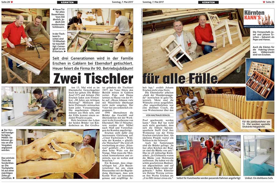 Krone Zeitung Kärnten 07.Mai.2017